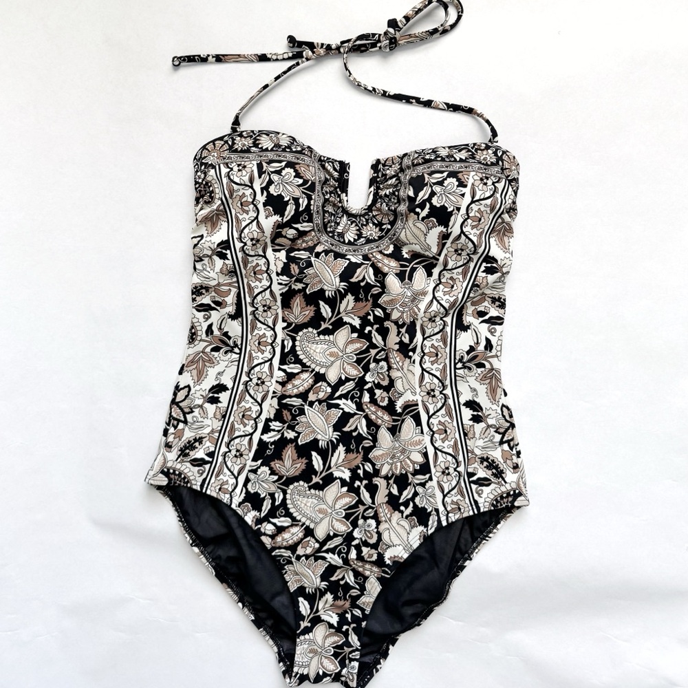 NEW BODEN Body Sculting One-piece Swimsuit -Size 6 long